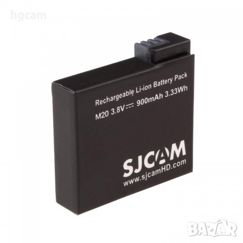 Батерия SJCAM за SJ M20, 900mAh, Li-ion | HDCAM.BG	, снимка 2 - Батерии, зарядни - 27799802