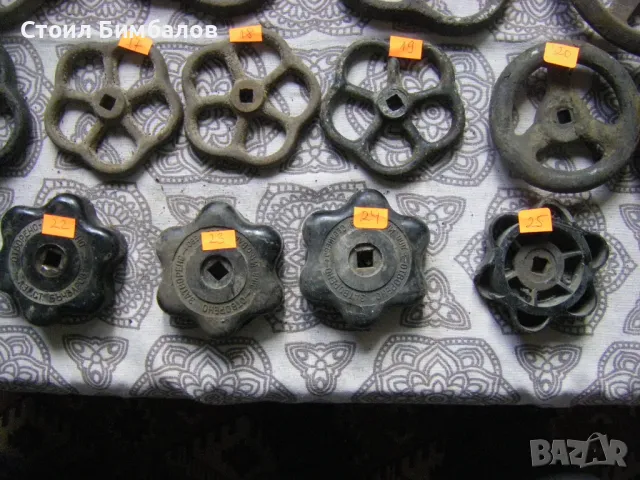 Дръжки, врътки за чугунени кранове, снимка 9 - Резервни части за машини - 50404141