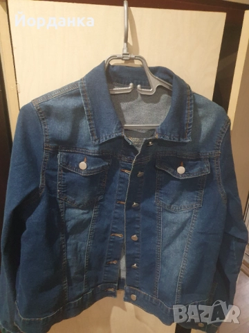 Здравейте, продавам дамско дънково яке , снимка 3 - Якета - 51992359