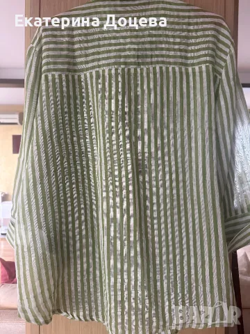 Риза лен и памук, снимка 2 - Ризи - 50439725