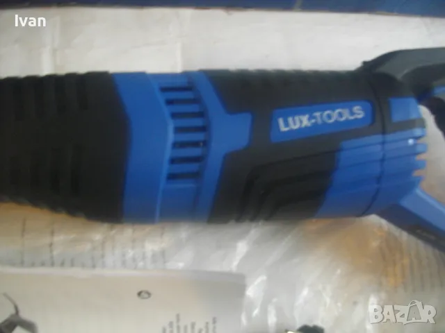 900 ВАТА НОВ РЕЦИПРОЧЕН САБЛЕН ТРИОН ЕЛ. НОЖОВКА LUX TOOLS РЕЖЕ 115мм ДЕБЕЛИНА ПЪЛЕН КОМПЛЕКТ, снимка 11 - Други инструменти - 49666502