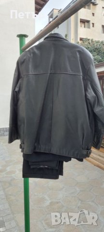 Кожено яке - от истинска дебела кожа, снимка 2 - Якета - 37538575