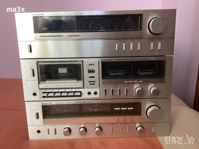 Sanyo 303 сет +Sanyo SX-33, снимка 2 - Ресийвъри, усилватели, смесителни пултове - 43908711