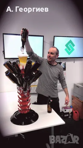 Дърво за дезинфекция стерилизация за винени и бирени бутилки, снимка 2 - Домашни напитки - 48456801