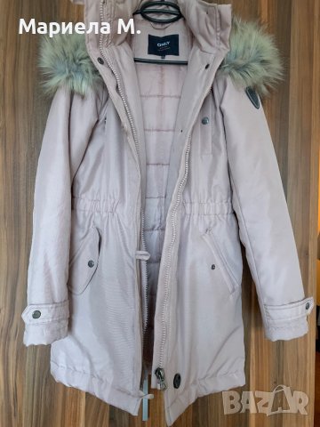 Зимна парка с качулка, като ново, Only, XS