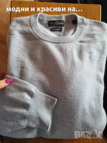 Мъжки кашмирен пуловер Tom Rusborg of Copenhagen, размер XL, снимка 7 - Пуловери - 52552672