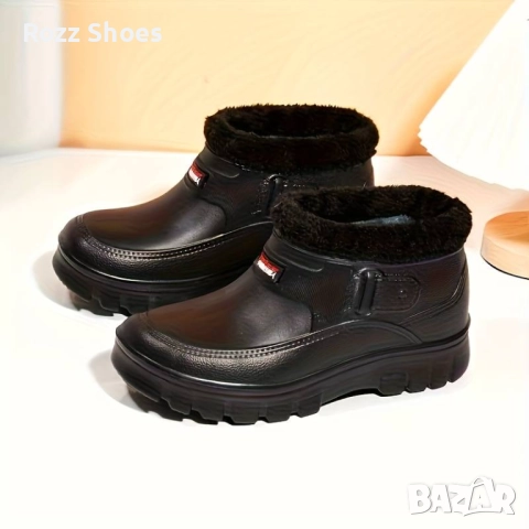 Много леки гумирани топли боти код 2510, снимка 2 - Мъжки боти - 52131667
