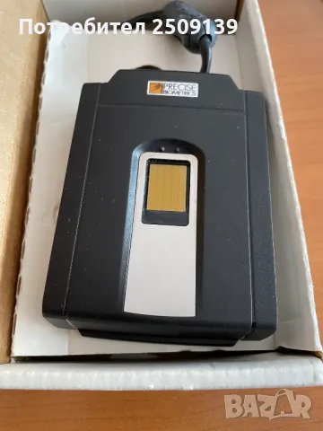 USB Скенер/четец за пръстови отпечатъци + card reader, снимка 1