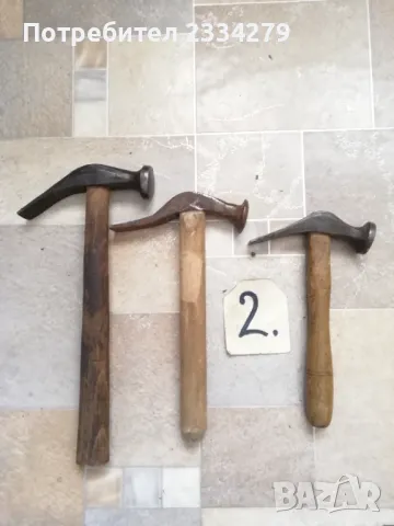 Стари занаятчийски и битови чукове, 100% автентичност., снимка 6 - Декорация за дома - 32020651