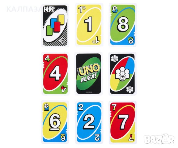 Карти за игра UNO Flex Mattel HMY99 , снимка 3 - Игри и пъзели - 43748132