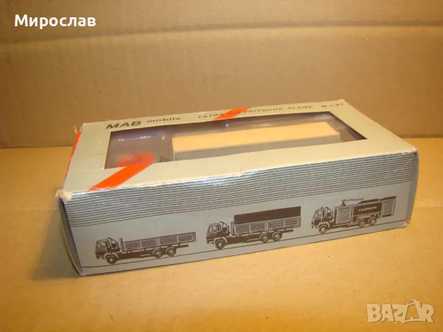 MAB H0 1/87 TATRA КАМИОН МОДЕЛ КОЛИЧКА ИГРАЧКА, снимка 2 - Колекции - 48975251