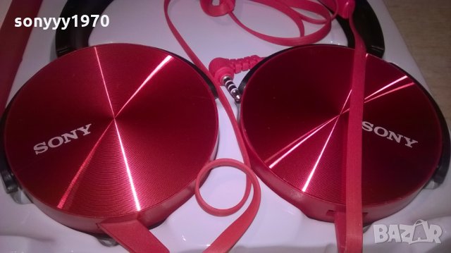 sony mdr-xb450ap-red headphones, снимка 7 - Слушалки и портативни колонки - 26615722