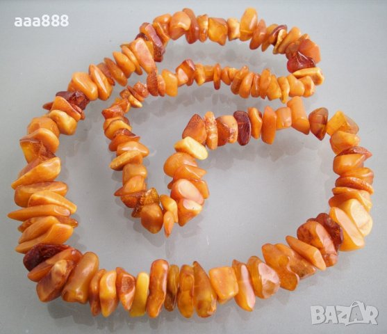 Колие естествен кехлибар гердан огърлица