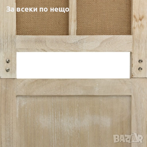 Параван за стая, 4 панела, кафяв, 140x165 см, плат Код P1150, снимка 3 - Други стоки за дома - 51704733
