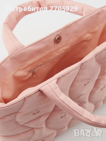 Reserved капитонирана голяма чанта, снимка 5 - Чанти - 53191534