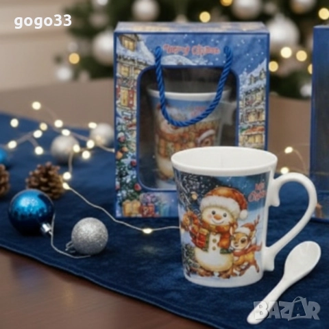 празничен комплект за топли напитки , снимка 5 - Чаши - 52587677