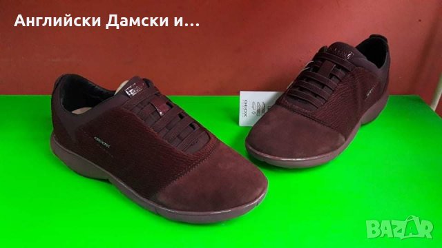 Английски дамски маратонки естествен велур-GEOX , снимка 9 - Маратонки - 35283583