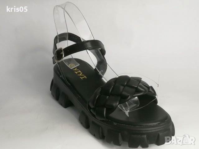 Дамски сандали на платформа, снимка 2 - Сандали - 37967437