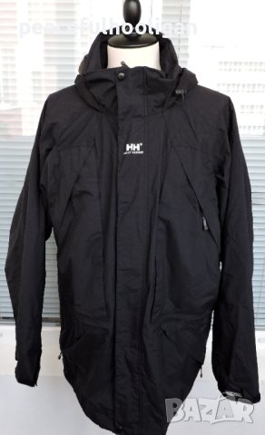 Helly Hansen - мъжко водоустойчиво/втъро устойчиво черно яке  с качулка размер 2XL