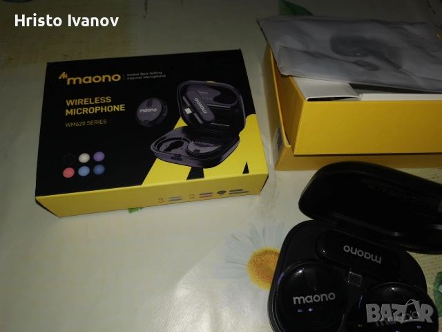 Безжични микрофони maono wm 620, снимка 2 - Микрофони - 53053328