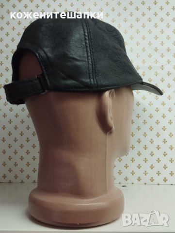 Мъжка кожена шапка Порше - 49, снимка 2 - Шапки - 43501572