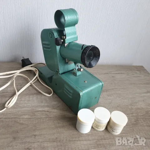 Прожекционен апарат с 3 бр. филмчета, снимка 4 - Антикварни и старинни предмети - 50316853