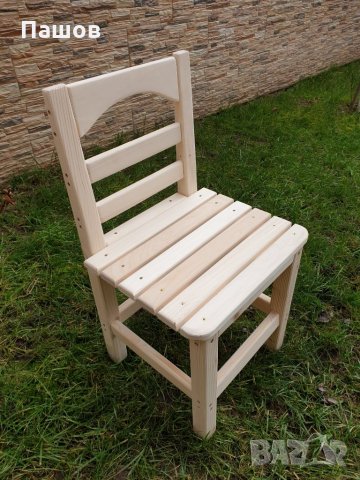 Малко столче (дървено), снимка 5 - Столове - 32278944