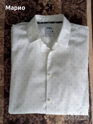 Стилни мъжки ризи | Slim fit M-размер, снимка 7 - Ризи - 43058423