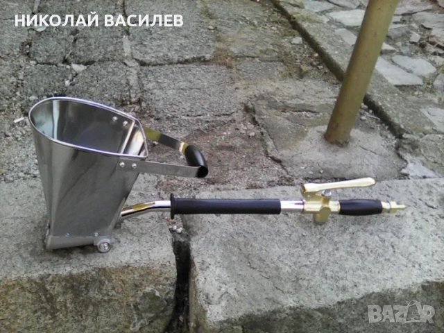 Пневматичен    пистолет  за  нанасяне   на варова мазилки  с  4  и   3  дюзи - Питай наличен ли е  ., снимка 10 - Други машини и части - 48084339