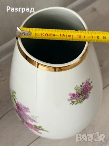 Обемна подова ваза Schumann Arzberg Germany "Lilac Time", снимка 7 - Вази - 50484847