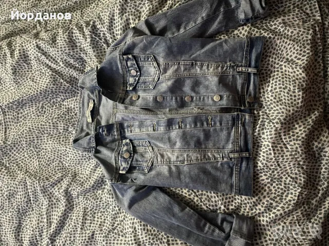 Дамско дънково яке, снимка 1