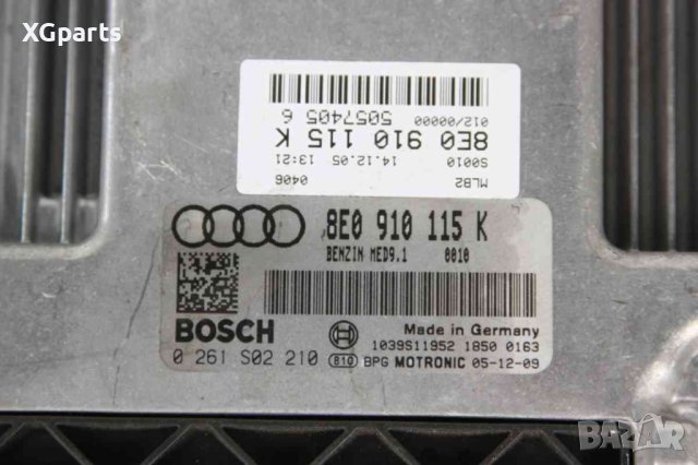 Компютър двигател за Audi A4 B7 2.0tfsi 200 к.с. (2004-2008) 8E0910115K, снимка 2 - Части - 44029534