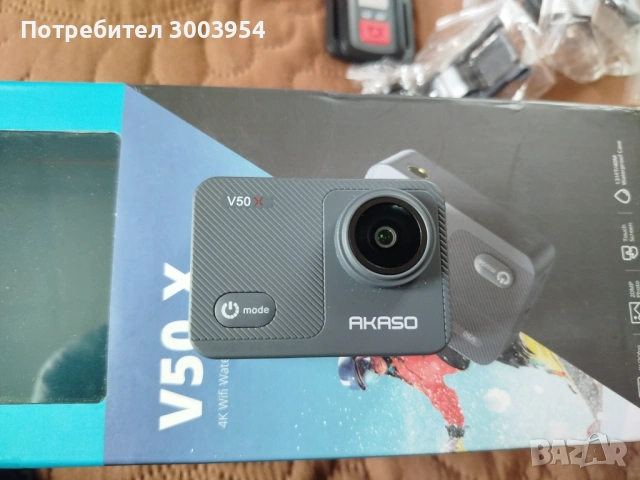 4K Екшън камера AKASO V50X, снимка 4 - Камери - 53450762