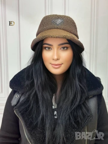 пухени шапки prada christian dior gucci , снимка 13 - Шапки - 51393742