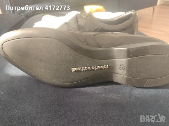 Официални мъжки кожени обувки Роберто Ботичели, снимка 3 - Официални обувки - 52834471