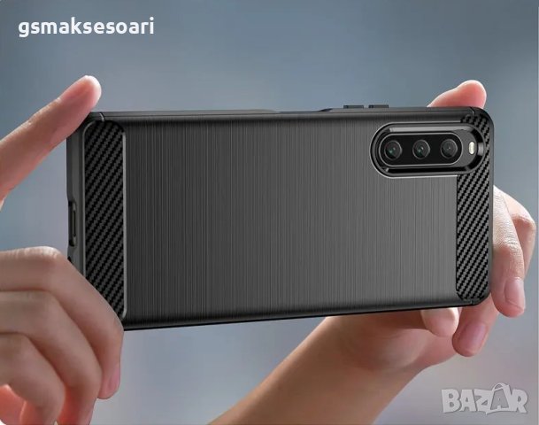 Sony Xperia 10 V 5G - Удароустойчив Кейс Гръб CARBON, снимка 9 - Калъфи, кейсове - 43051878