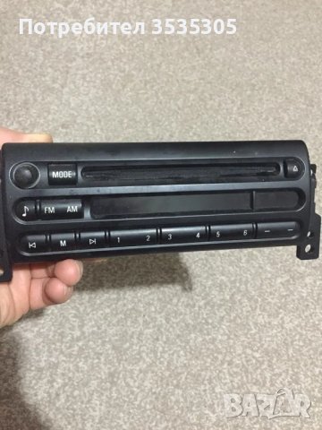 02-06 BMW Group Mini Cooper Alpine Model CD53 R50 AM/FM Radio CD MP3 PlayeBECKER  касетофон Радио СД, снимка 1