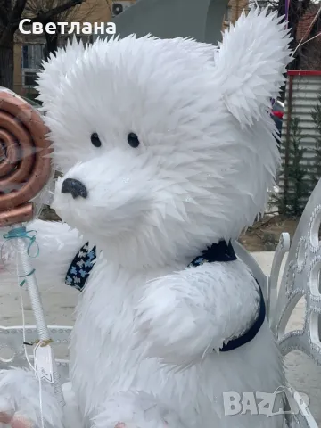 Намалена! Декоративна голяма мечка с близалка, снимка 6 - Други - 49160430