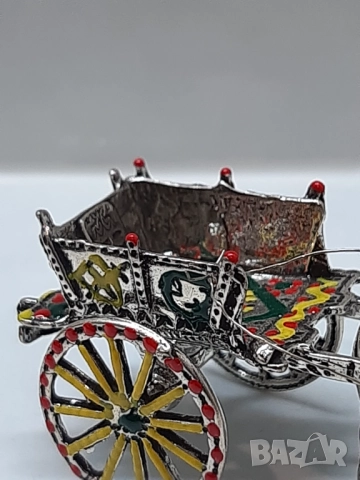 Сувенир от Палермо Сицилия сребърна сицилианска карета VASILE Palermo, снимка 8 - Арт сувенири - 52313702