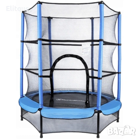 Мини батут с мрежа за безопасност – Компактен и забавен избор за деца, снимка 11 - Други стоки за дома - 53059900