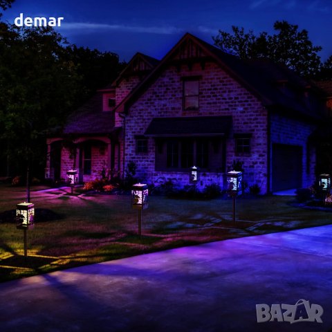 Соларна градинска лампа LMJ-103, снимка 5 - Соларни лампи - 43048376