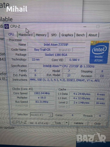 Intel Computer Stick,Atom z3735f,2gb DDR3, снимка 3 - За дома - 52877390