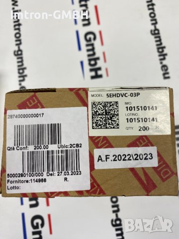 Конектор kuplung 5EHDVC-03P, TERM BLK 3POS 5.00MM HDR,  3 - pin, снимка 2 - Друга електроника - 43880418