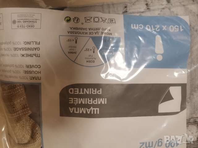 Ново шалте покривало кувертюра покривка  за легло на Дитекс  150/210 см, снимка 4 - Декорация за дома - 43083269