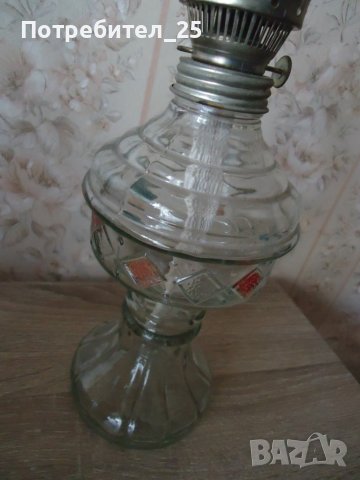 Голяма газена лампа, снимка 2 - Антикварни и старинни предмети - 40541252