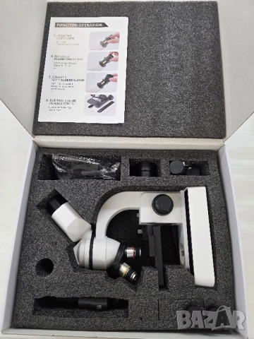 Образователен Биологичен Микроскоп за Ученици и Студенти с х1600 Увеличение, снимка 10 - Образователни игри - 52480039