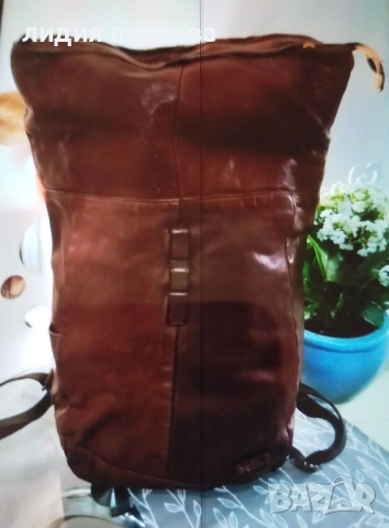 Кожена раница 