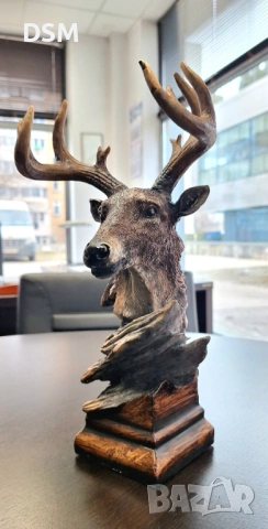 Нова Статуетка Елен - Трофей - Сувенир Еленче с Рога - 30см, снимка 3 - Статуетки - 53254690
