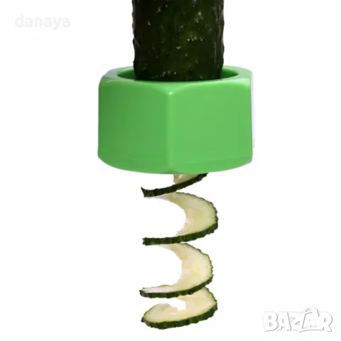 616 Ренде острилка за краставица резачка прибор за спирали декориране на салати, снимка 11 - Аксесоари за кухня - 48136586