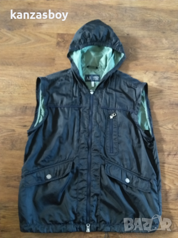 armani jeans - тънък мъжки елек 2ХЛ, снимка 4 - Други - 44882349